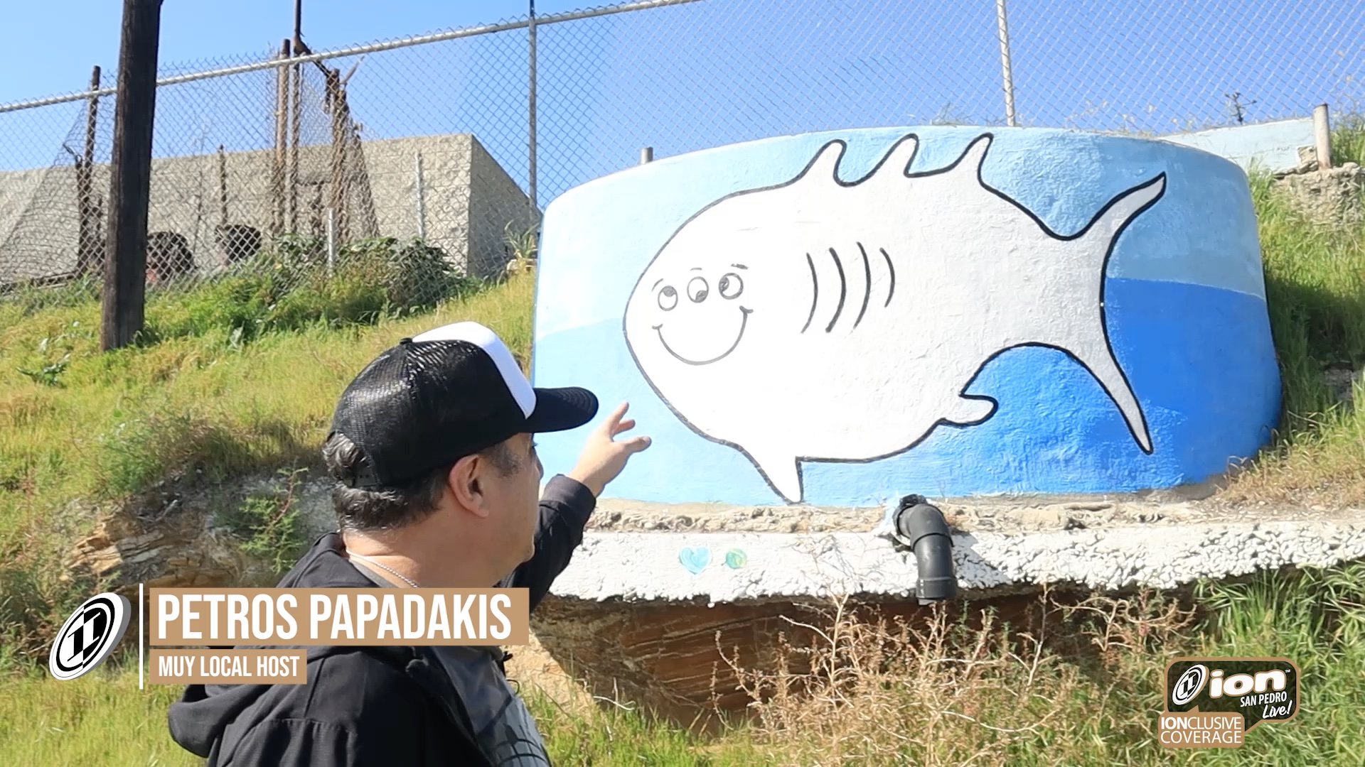 Petros Does Pedro on  ION's Muy Local Three Eyed Fish